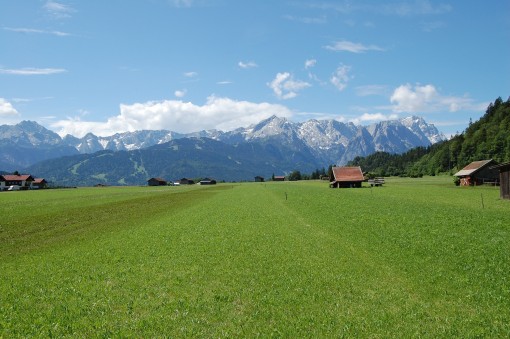 Blick auf die Alpen